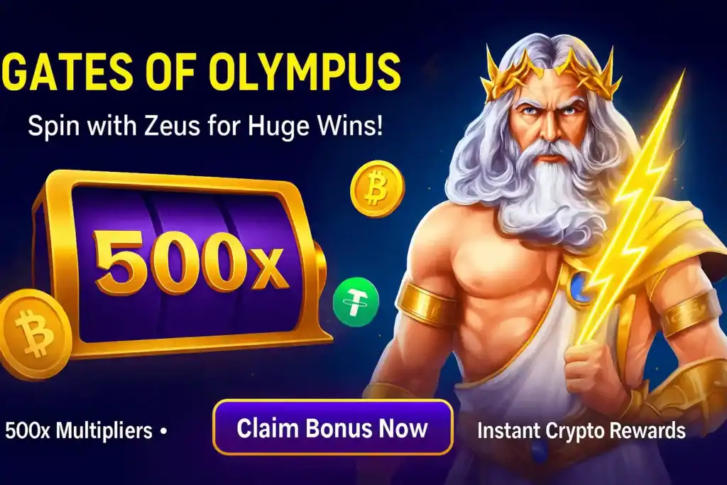 Play Gates of Olympus crypto slot game with 500x multipliers in 2025